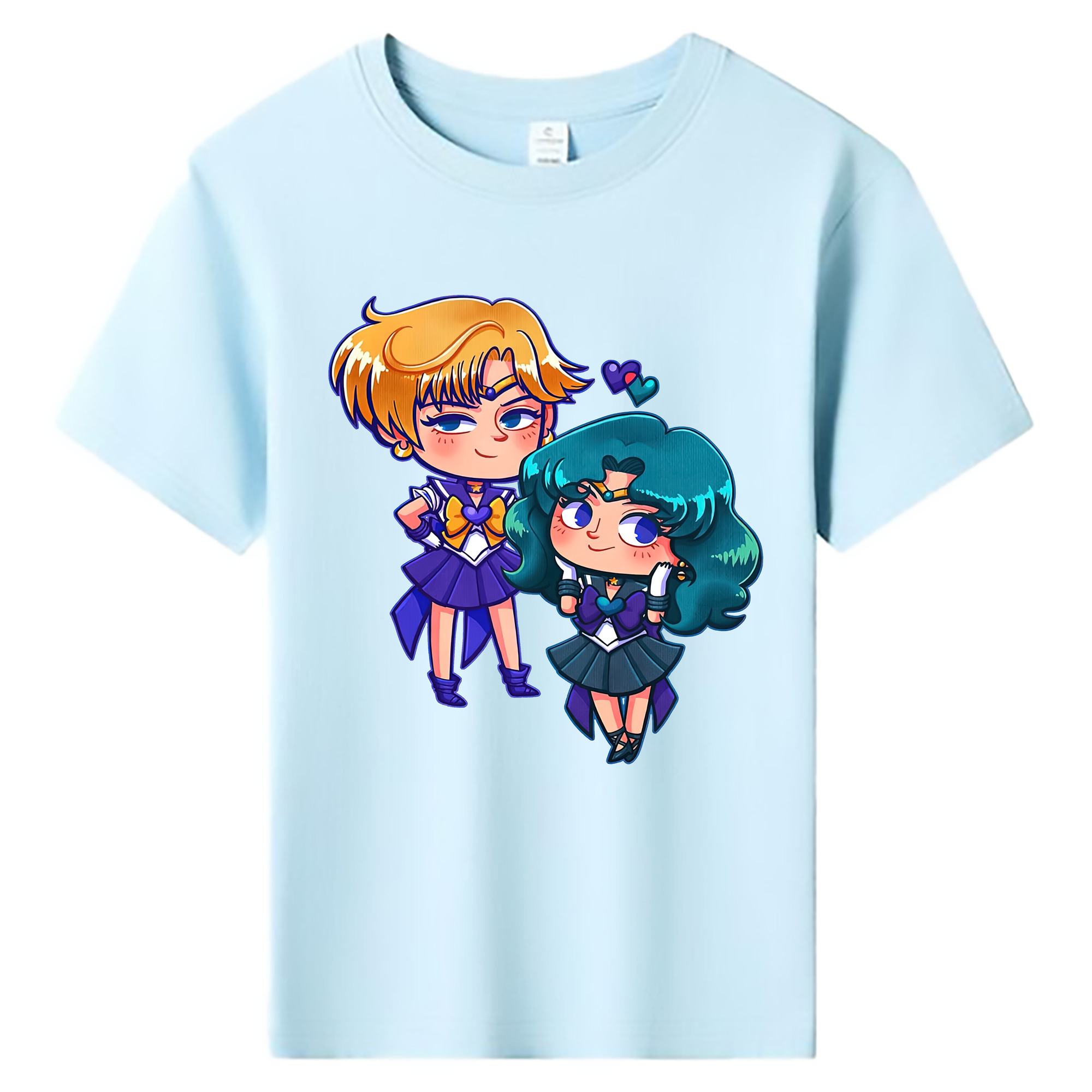 （画像用） 美少女戦士セーラームーン 天王はるか Sailor Moon Tenoh Haruka 綿100％キッズTシャツ（フロントプリント）